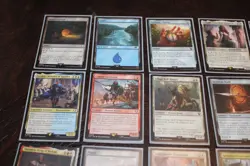 Magic The Gathering Card Lot 2023 in Wooden Chest Case Dice Covers - Image 2