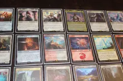 Magic The Gathering Card Lot 2023 in Wooden Chest Case Dice Covers - Image 3