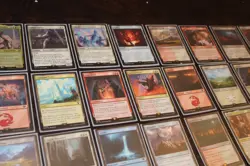 Magic The Gathering Card Lot 2023 in Wooden Chest Case Dice Covers - Image 4