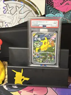 Psa Mint 9 Pikachu - 218/SV-P 218/SV-P Sv-P Promotional Cards Holo (Japanese) - Image 2