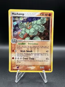 Pokemon TCG Machamp Reverse Holo Card Hidden Legends 9/101 Near Mint - Image 1
