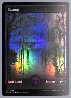 Swamp - Foil - 272 - Innistrad: Midnight Hunt (MID) MTG - Image 1