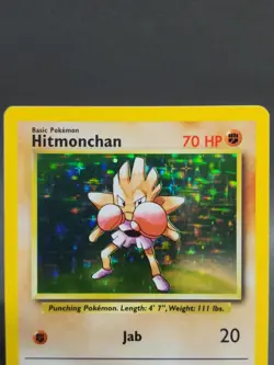 Hitmonchan 7/102 Base Set Holo Rare 1999 WotC VTG Pokemon NM Nice - Image 5