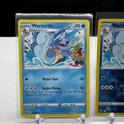Wartortle 016/078 Pokemon GO Regular & Reverse Holo Lot of 2 - Image 2
