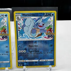 Wartortle 016/078 Pokemon GO Regular & Reverse Holo Lot of 2 - Image 3
