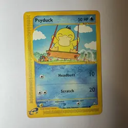 2002 Pokemon Aquapolis Psyduck #104/147 E-Reader ⚡ Vintage - LP - Image 3