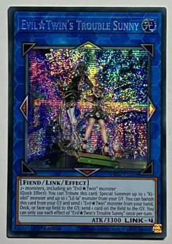 Evil Twin’s Trouble Sunny MP22-EN216 (NM) Secret Rare 1st Edition YuGiOh! TCG - Image 1