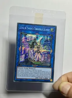 Evil Twin’s Trouble Sunny MP22-EN216 (NM) Secret Rare 1st Edition YuGiOh! TCG - Image 3