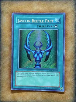 Yugioh Javelin Beetle Pact PP01-EN012 Secret Rare LP - Image 1