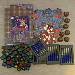 Yu-Gi-Oh Dungeon Dice Monsters Map plus game accessories Lot - Image 1