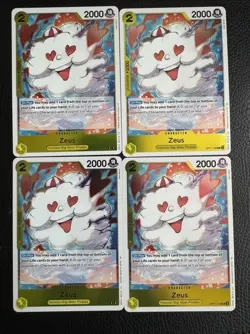 One Piece TCG Cards - (Playset) - 4x OP11-106 - Zeus - Rare - Eng - Image 1