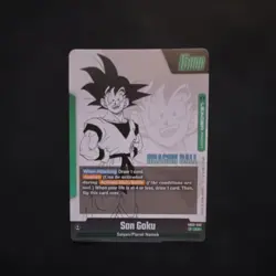 Bandai Dragon Ball Super Card Game SB02-033 Son Goku Leader Awaken Gold Alt Art - Image 2