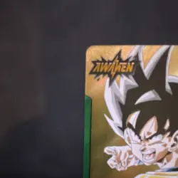 Bandai Dragon Ball Super Card Game SB02-033 Son Goku Leader Awaken Gold Alt Art - Image 3