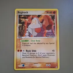 Regirock 28/110 Ex Holon Phantoms Pokemon TCG Single Holographic card - 2006 - Image 1