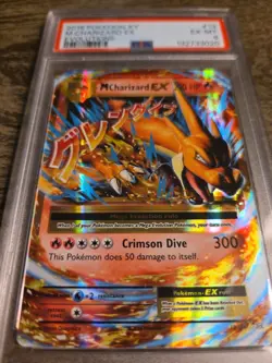 M CHARIZARD EX-2016 POKEMON XY- #13 PSA EX-MT 6 - Image 3