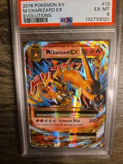M CHARIZARD EX-2016 POKEMON XY- #13 PSA EX-MT 6 - Image 4