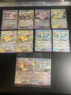 Pokemon Prismatic Evolutions ex 10 Card Lot Sylveon Umbreon Espeon Jolteon - Image 1