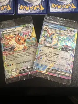 Pokemon Prismatic Evolutions ex 10 Card Lot Sylveon Umbreon Espeon Jolteon - Image 2