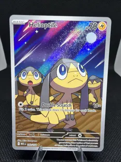 Pokemon TCG Mega Evolution Helioptile IR 143/132 English, Near Mint Condition - Image 1