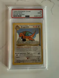 1999 Pokemon Dragonite Movie Promo PSA 9 - Image 1