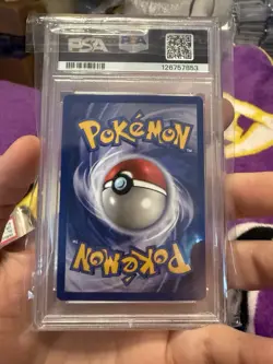 1999 POKEMON GAME MOVIE MOVIE PROMO #5 DRAGONITE PSA 8 - Image 2