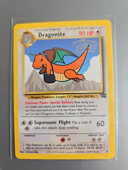 1999 Pokemon Movie Promo Dragonite 05/53 wotc LP, POKEMON - Image 1