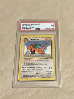 PSA 7 Dragonite Movie Promo #5 WOTC Gold Stamp - Image 1