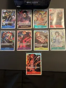 One Piece Card Bulk Lot 260+ Cards, English, OP09 (SEC+SR+R+C+UC+L+DON) - Image 1