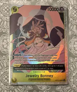 Jewelry Bonney OP13-108 SR Carrying on His Will - ONE PIECE ENGLISH 🔥 - Image 1