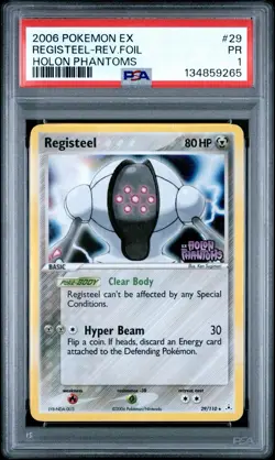 PSA 1 Registeel EX Holon Phantoms Reverse Holo Foil Rare #29 2006 Pokemon PR - Image 1