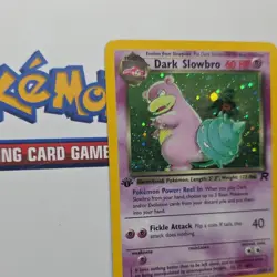 Pokemon Dark Slowbro 12/82 Team Rocket 1st Edition Holo Rare 2000 60 HP TCG - Image 2