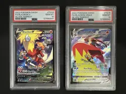 Blaziken V TG14 and VMAX TG15/TG30 Silver Tempest English Pokemon Card PSA 10 🔥 - Image 1