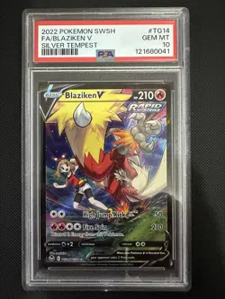 Blaziken V TG14 and VMAX TG15/TG30 Silver Tempest English Pokemon Card PSA 10 🔥 - Image 2