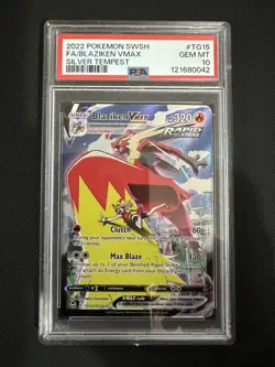 Blaziken V TG14 and VMAX TG15/TG30 Silver Tempest English Pokemon Card PSA 10 🔥 - Image 4