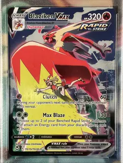 2022 Pokemon Silver Tempest TG15/TG30 Blaziken VMAX Full Art PSA 10 - Image 3