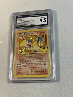 Charizard Pokemon 2021 Celebrations Classic Coll 4/102 Base Set Holo CGC 9.5 - Image 4