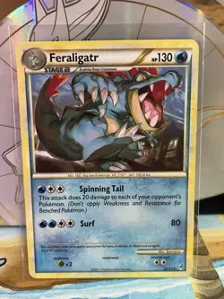 Starter Pokemon Non Holo Rare Card Lot Feraligatr + Emboar + Blastoise - Image 4