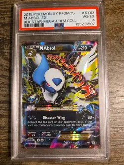M ABSOL EX - 2015 POKEMON XY PROMOS-#XY63- PSA VG-EX 4 - Image 1