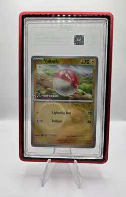 TAG 08 VOLTORB #066/193 - Pokemon TCG - PALDEAN FATES - PROFESSOR PROMO - TAG 8 - Image 1