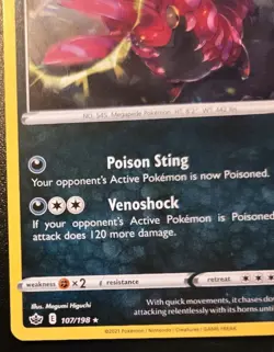 Scolipede 107/198 Rare Sword & Shield: Chilling Reign Pokemon TCG - Image 4