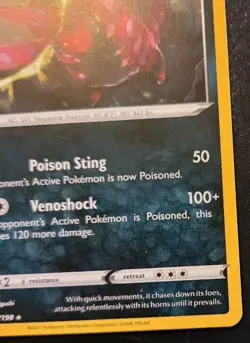 Scolipede 107/198 Rare Sword & Shield: Chilling Reign Pokemon TCG - Image 5