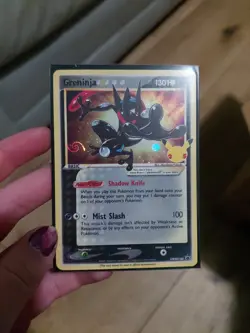 Greninja Gold Star CRIMP ERROR SWSH 144 Celebrations Pokemon TCG - Image 1