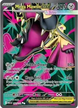 Mega Mawhile Ex #162 Pokemon Mega Evolution - NM! 162/132 Pack Fresh - Image 1