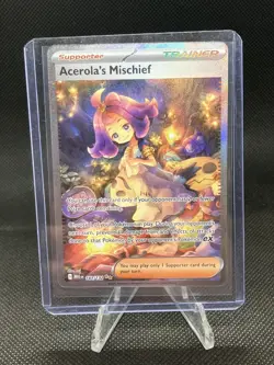 Pokemon Mega Evolution Acerola's Mischief Special Illustration Rare 183/132 NM - Image 1