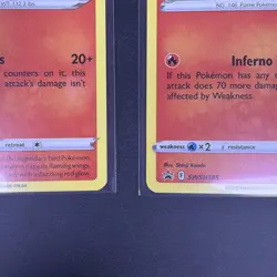 2x Moltres SWSH185 Brilliant Stars Pre Release Stamped Promo Pokemon - Image 5