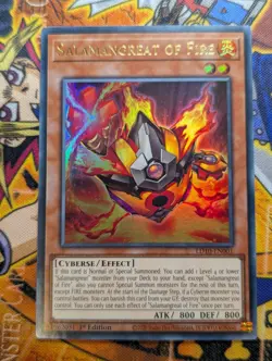 Yu-Gi-Oh! TCG - Salamangreat of Fire - LD10-EN001 1st Ed - NM - Image 1