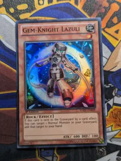 Gem-Knight Lazuli - HA07-EN039 - Super Rare 1st Edition Yugioh - Image 1