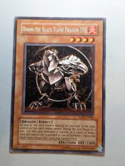 HORUS THE BLACK FLAME DRAGON LV4 Unlimited EDITION SOD-EN006 RARE - Image 1