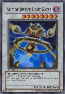 1x (NM) Ally of Justice Light Gazer - TSHD-EN096 - Super Rare - Unlimited Editio - Image 1