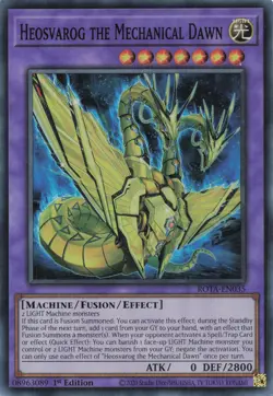 Yugioh ROTA-EN035 - Heosvarog the Mechanical Dawn - Super Rare - Image 1